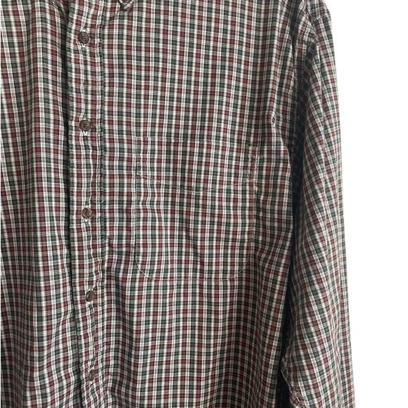 Gant Autumn Oxford Mens Shirt XL Plaid Muted Tone Cotton Button Up Office Casual - Picture 7 of 13